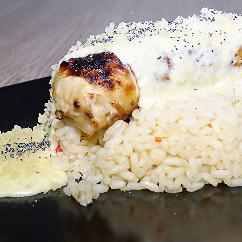 Chicken filled roll 